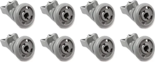 8x Korbrolle passend für Arcelik, Beko Grundig Spülmaschine, Geschirrspüler 1885800500