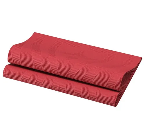 Duni Elegance Servietten Lily bordeau 40x40cm in rot von Duni