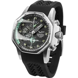 Vostok Europe Herrenuhr Atomic Age Multifunktion Schwarz YM86-640A695