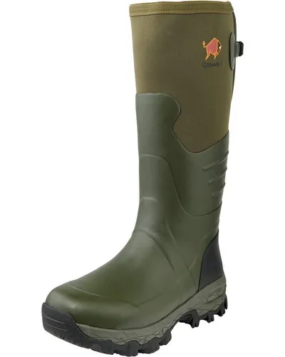 Gateway1 Gummistiefel Woodwalker Wide 18'' – Komfort für breite Füße - Perfekt für Jäger: Die stoßdämpfenden Gummistiefel bieten Wärmeisolierung und einen verstellbaren Schaft für optimalen Sitz. Ideal für kühle Einsätze im Gelände.