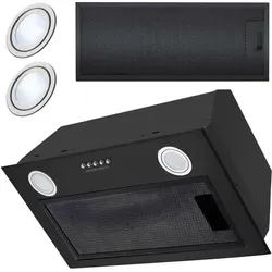 Schwarze Dunstabzugshaube Unter Dem Schrank 60 Cm Be-50