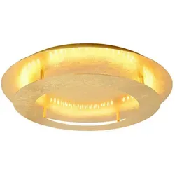 Produktbild Led-Deckenleuchte Merle in Gold, rund, 40x8 cm