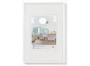 Walther Kunststoffrahmen KV025W New Lifestyle 20x25cm weiß in weiß von Walther