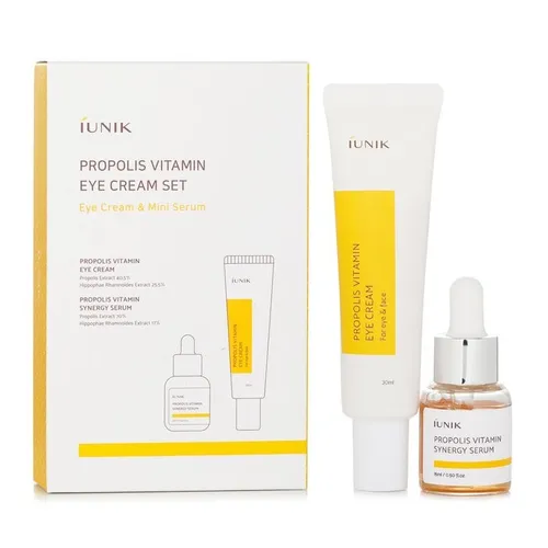 iUNIK Propolis Vitamin Augencreme Set – pflegende Augencreme mit Propolis