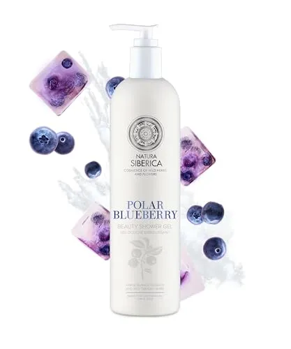 Natura Siberica Copenhagen Polar Blueberry Duschgel 400 ml - Duschgel für Damen mit feuchtigkeitsspendender Wirkung, verwandelt Ihre Dusche in ein duftendes Erlebnis und hinterlässt samtweiche Haut.