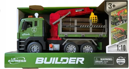 Holztransporter mit Kran