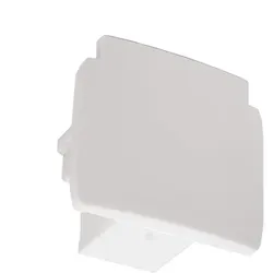 Deko Light 710066 D Line Endkappe Hochvolt-Schienensystem-Komponente Stromschiene 3phasig Weiß