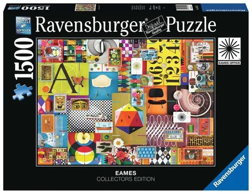 Ravensburger Puzzle 16951 - Eames House of Cards 1500 Teile - Klassisches 1500 Teile Puzzle für Erwachsene und Kinder ab 14 Jahren, mit handgefertigten Stanzmessern für perfekte Passgenauigkeit und aus recycelter Pappe hergestellt.