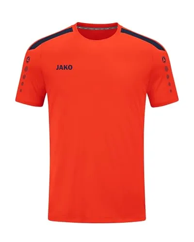 Produktbild JAKO Herren Trikot Power (Kurzarm), Flame/Marine, L