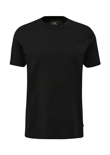 QS Herren 2143874 T-Shirt, schwarz, XL