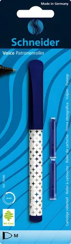 SCHNEIDER Tintenroller Schneider Tintenroller Voice sort. + 2 TP Blister 1 Stück