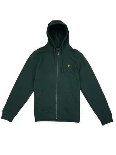 Lyle & Scott Kapuzensweatjacke Basic Herren - 100% Baumwolle, Grün - Zip Hoodies aus 100% Baumwolle für hohen Tragekomfort, ideal für lässige Freizeitlooks!