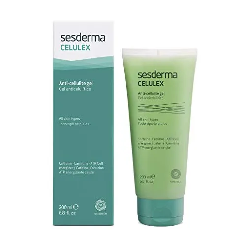 Sesderma | Cellulex Anti-Cellulite Gel | Körpergel | Bekämpft Cellulite | Glatter Körper | Bekämpft Orangenhaut | Wirkstoffe | Drainierendes und Straffendes Körpergel | 200ml