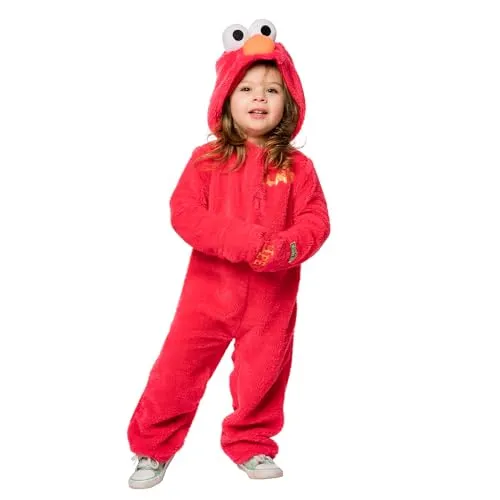 Rubie's Official Sesamstraße Elmo-Kostüm für Kleinkinder, Kinder-Kostüm, Größe S, 3-4 Jahre Halloween