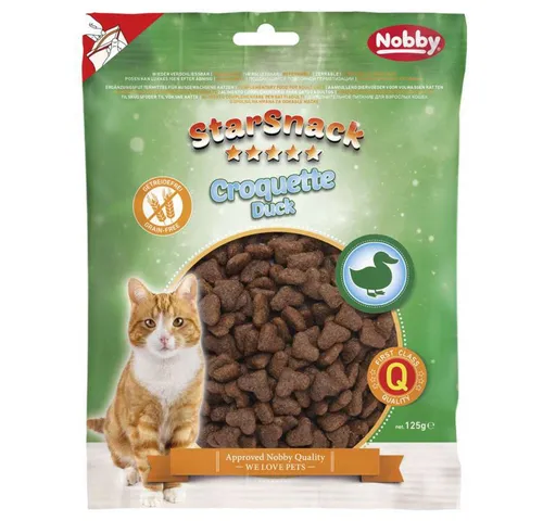 Nobby StarSnack Croquette Duck getreidefrei 125 g, für: Katze
