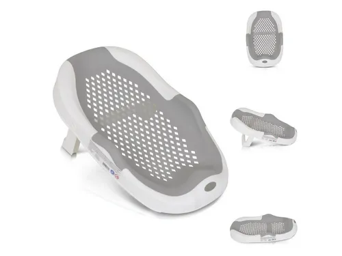 Moni Babybadewanne Badesitz Meshy Stützfuß, faltbar und rutschfest - Badewannen für Neugeborene, sicherer Badesitz mit rutschfestem Design für ein entspanntes Baden ab Geburt.