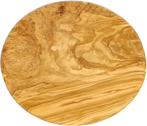 BERARD FRANCE 1892 Schneidebrett aus Olivenholz, Ø 23 cm - Elegantes Olivenholz-Schneidebrett, Ø 23 cm, ideal zum Schneiden und Servieren. Dicht und geruchsresistent, jedes Stück ist einzigartig und verleiht Ihrer Küche eine besondere Ausstrahlung.