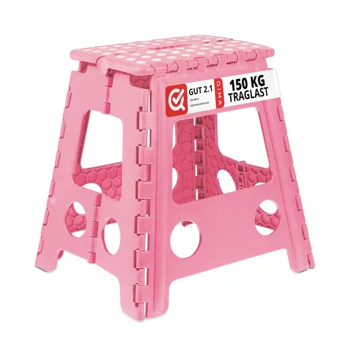 Klapphocker faltbar Falthocker Badezimmerhocker Campingstuhl rutschfest leicht