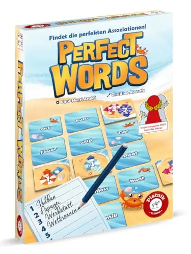 Pegasus Spiele Perfect Words - Gesellschaftsspiel für Wortliebhaber, ab 12 Jahren geeignet und fördert kreatives Denken