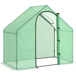 Outsunny Gewächshaus 180L x 100B x 168H cm - grün - Zubehör für Gewächshäuser, ideal für das gesunde Wachstum Ihrer Pflanzen und Schutz vor Witterungseinflüssen.