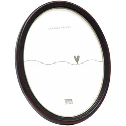 Deknudt Bilderrahmen S100F9 10x15cm Ovalrahmen schwarz-braun - Bilderrahmen, eleganter ovaler Rahmen in schwarz-braun, ideal für Ihre Lieblingsfotos und zur stilvollen Dekoration Ihres Zuhauses.