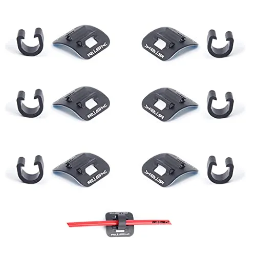 Stück Fahrrad C-Clip Kabelführung, Mountainbike Bremse Kabelführung, Fahrradrahmen C Schnalle, 6 Selbstklebender Bremskabel Halter Fahrrad Bremsleitung Kabelführung Clip für Rennrad Mountainbikes 6