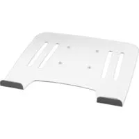 One For All Laptophalterung für Monitorarm - Monitor-Halterungen & -Ständer, mit Sicherheitsleiste und Gurt für maximale Stabilität und Kühlung, ideal für Überhitzungsschutz.