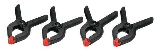PEBARO Micro-Zwingen Set 4tlg 4 Stk Kunststoff Zwinge 8.5 cm Länge Ideal für
