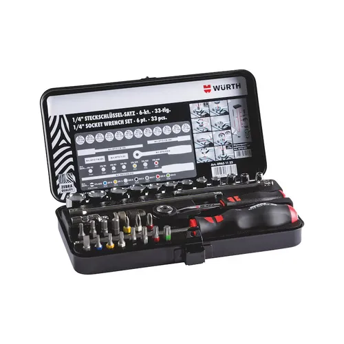 Würth ZEBRA Steckschlüssel-Satz 1/4