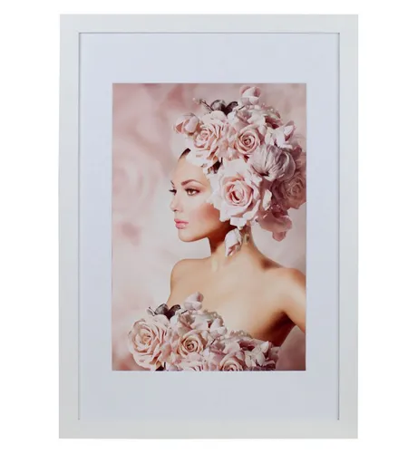 IDEAL TREND Bilderrahmen Bilderrahmen Holz Rahmen Plexi Acryl Collage Wanddeko Poster quadratis