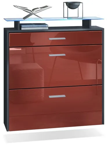 Schuhregale & -schränke Rot von Vladon