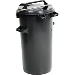 Produktbild Cargo Mülleimer mit Klappdeckel 50 l schwarz matt