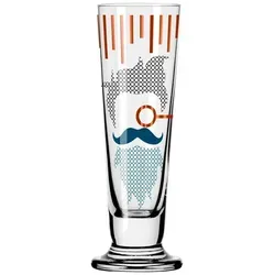 Ritzenhoff Schnapsglas Heldenfest 52 ml Kristall, Kristalloptik Blau