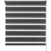 Schöner Wohnen Doppelrollo Tilda 80 cm x 210 cm Grau - Rollos & Raffrollos – Flexibles Lichtspiel mit dem Doppelrollo Tilda: Transparente und blickdichte Bahnen für individuelle Helligkeitssteuerung und stilvolles Ambiente.