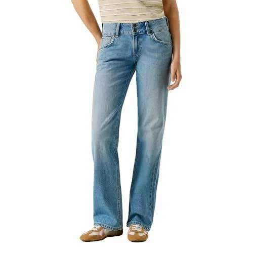 Pepe Jeans Damen Straight Jeans LW Venus