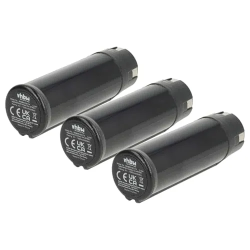 vhbw 3X Akku kompatibel mit Ryobi RP4900, TEK 4, TEK4, RP4530 Akku Gehörschutz, RP4550 Werkzeug (1500 mAh, Li-Ion, 4 V)