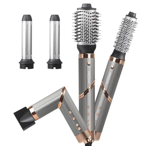 Multistyler 5 in 1 Hairstyler Grau Lavish Lockenstab Haartrockenbürste