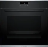 Bosch Serie 4 Einbau-Backofen HBA234BB3 - Vollintegrierter Backofen in elegantem Schwarz, ideal für moderne Küchen mit vielseitigen Kochfunktionen.