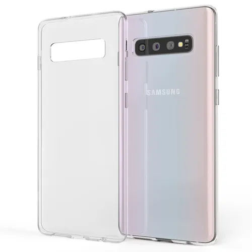 NALIA Transparente Silikonhülle Samsung Galaxy S10 Case Anti-Gelb stoßfest