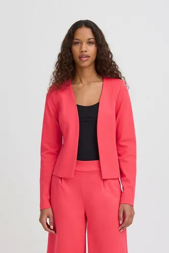 Ichi Jackenblazer IHKATE rot M - Eleganter Jackenblazer in Teaberry für einen lässigen Look. Ideal für verschiedene Anlässe, gefertigt aus hochwertigem Material für Komfort und Stil. Größe M, perfekte Passform.