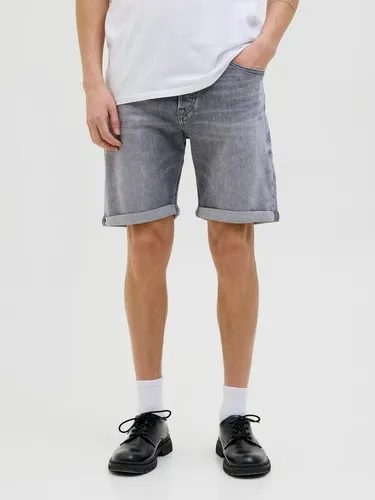 JACK&JONES Herren Jjirick Jjioriginal 360 Sn Shorts, Grey Denim - Herren-Shorts von JACK&JONES aus Grey Denim, ideal für lässige Sommerlooks mit hohem Tragekomfort.