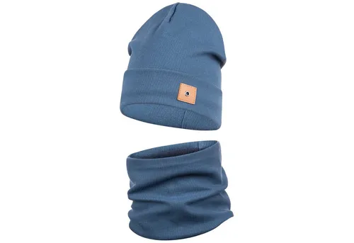 Smarilla Mütze & Schal Kindermütze mit Schal, Winterset für Jungen & Mädchen
