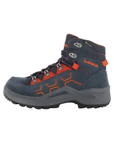 Lowa Kinder Wanderstiefel KODY EVO GTX MID JUNIOR - Wanderschuhe für Kinder, Größe 29, grau, wasserdicht und atmungsaktiv – ideal für Outdoor-Abenteuer und Wanderungen.