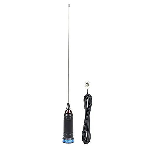 PNI ML50 Antenne - 48cm, 600W, RG58 Anschlusskabel - CB-Funkantenne mit 48cm Länge und 600W Leistung, ideal für leistungsstarke Funkverbindungen und universelle Kompatibilität.