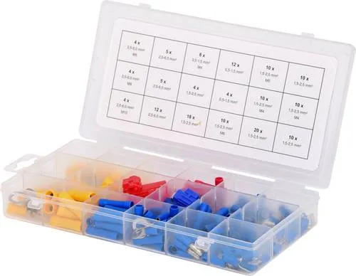 KS Tools 970.0290 Quetschverbinder-Sortiment 0.50mm² 6mm² Rot, Blau, Gelb 160 Teile