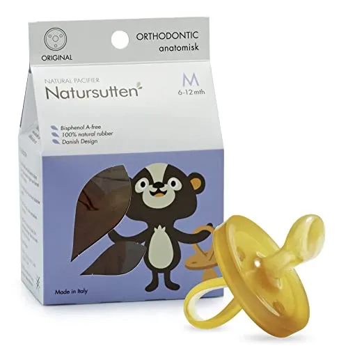 Natursutten Ortho Schnuller, Größe M in beige von Natursutten