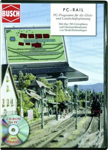 Gleisplansoftware 2810 - PC-Rail: Innovative Gleisplansoftware für Modellbahnen. Einfach zu bedienen, präzise Planung von Anlagen mit Gleisen, Signalen und mehr. Ideal für Hobbyisten!