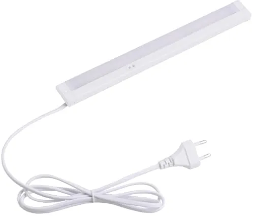 ChiliTec LED Unterbauleuchte Lichtleiste 38cm Delgada 380 CCT 230V dimmbar IR-Sensor Schalter einstellbare Lichtfarbe Warmweiß Weiß Kaltweiß