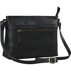 Benthill Damen Handtasche aus Echt-Leder - Vintage Schultertasche mit Reißverschluss, robust und stilvoll für jeden Anlass