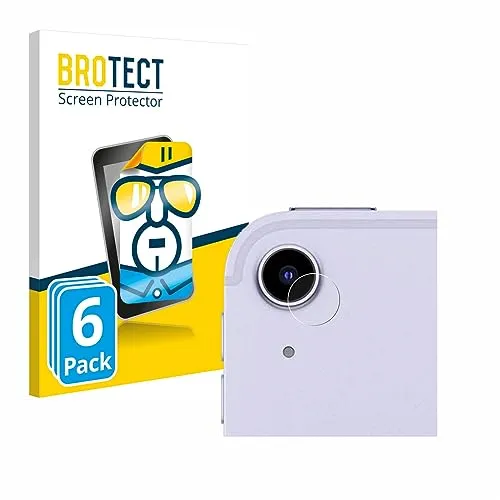 BROTECT 6 Stück Schutzfolie für Apple iPad Air 5 2022 (NUR Kameraschutz, 5. Gen.) Displayschutz Folie Made in Germany, Ultra-Klar